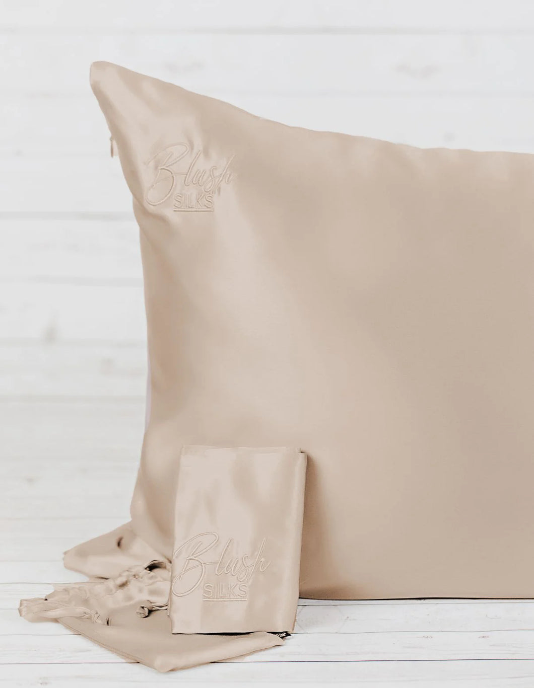 Blush Silks Pure Mulberry Silk Pillowcase - CHAMPAGNE