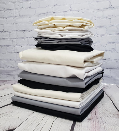 Poly Cotton-Twill Weave Sheet Set (Pick Color and Sizes)